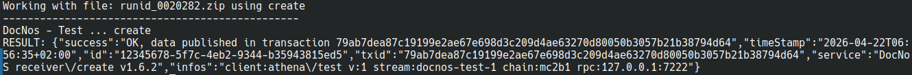 Notarization of ZIP archive
